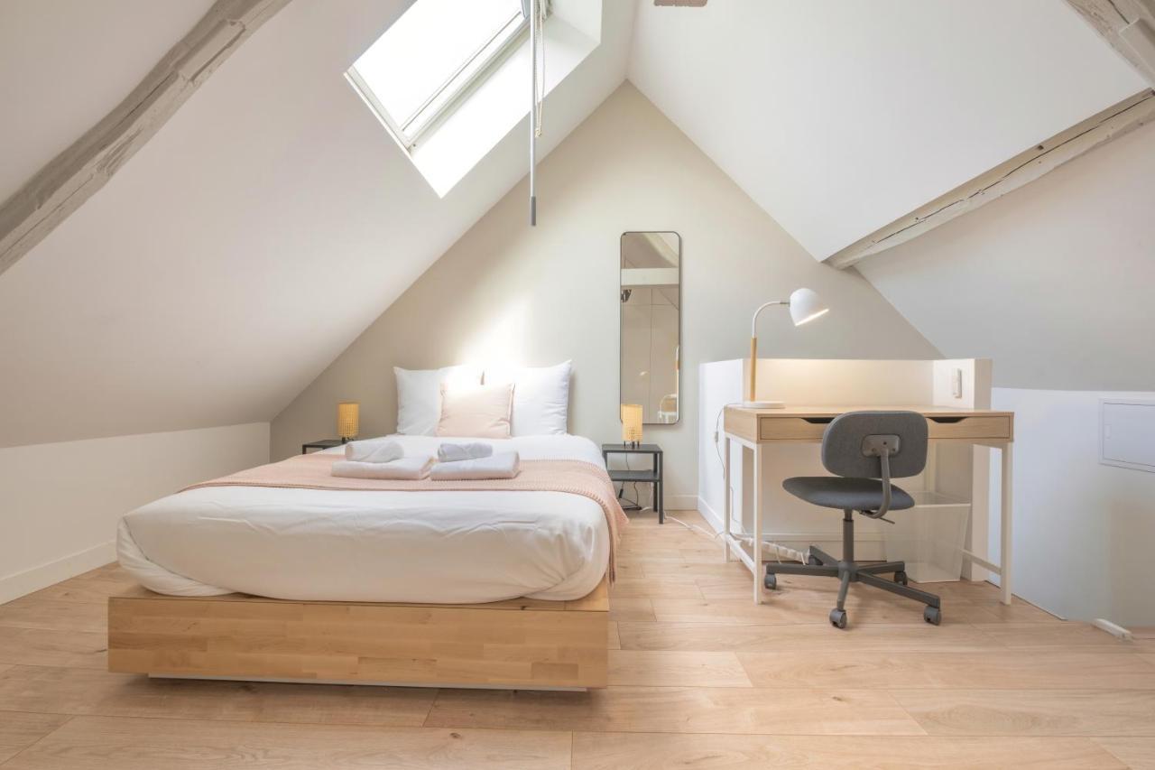 Triplex Cosy Lejlighed Reims Eksteriør billede